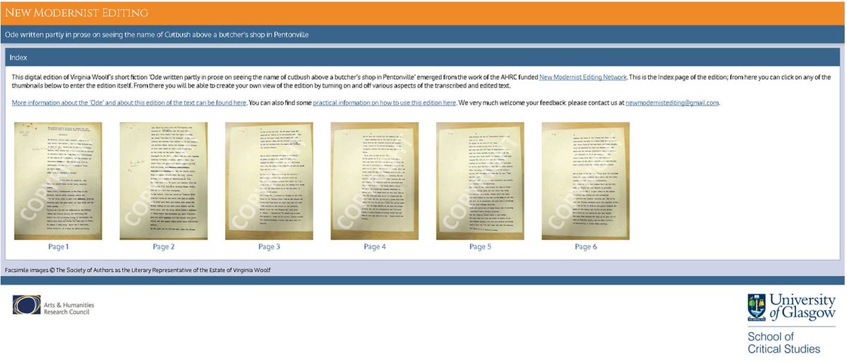 TheKeepArchives's tweet photo. On our blog today, Dr Bryony Randall on the creation of an interactive digital edition of one of Virginia Woolf's typescripts held in our archives https://t.co/Y4SEt23FKL  @SussexSpeccoll @NewModEditing @CharlestonTrust @SussexModern https://t.co/JZ0BjIZU2S