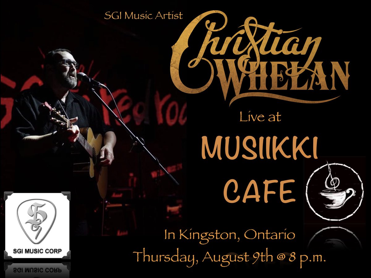 A return to the Kingston area for an evening of live acoustic entertainment. Come and hangout. It’s gonna be a great evening <a href="/MusiikkiCafe/">Musiikki Cafe</a> #liveinkingston #Kingston #livelocal #liveacousticguitar #fingerstyle #fingerstyleguitar #stonebridge #stonebridgeguitars #sgimusiccorp