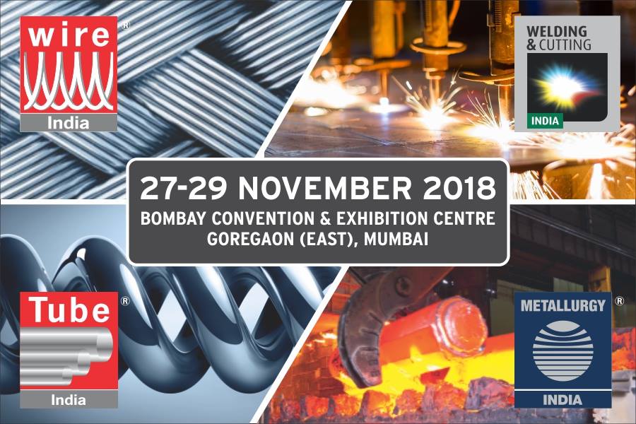 IndiaWelding's tweet photo. 4 SHOWS ONE PLATFORM

#Bombay #Convention #Exhibition #Centre #Goregaon #Mumbai #International #Trade #Fair #India #Essen #Welding #Cutting #Wire #Tube #Metallargy
https://t.co/rjOoY6z8ee https://t.co/wBBvqYdk17