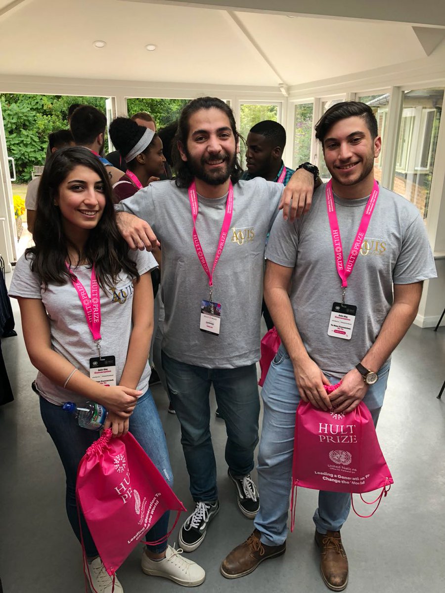 auisofficial's tweet image. Join us in wishing our @AUIS_NEWS students Shavin, Shady, Mohammed, and Medya (not pictured) good luck as they attend the @hultprize #startup accelerator program this summer! #AUIS #HP18