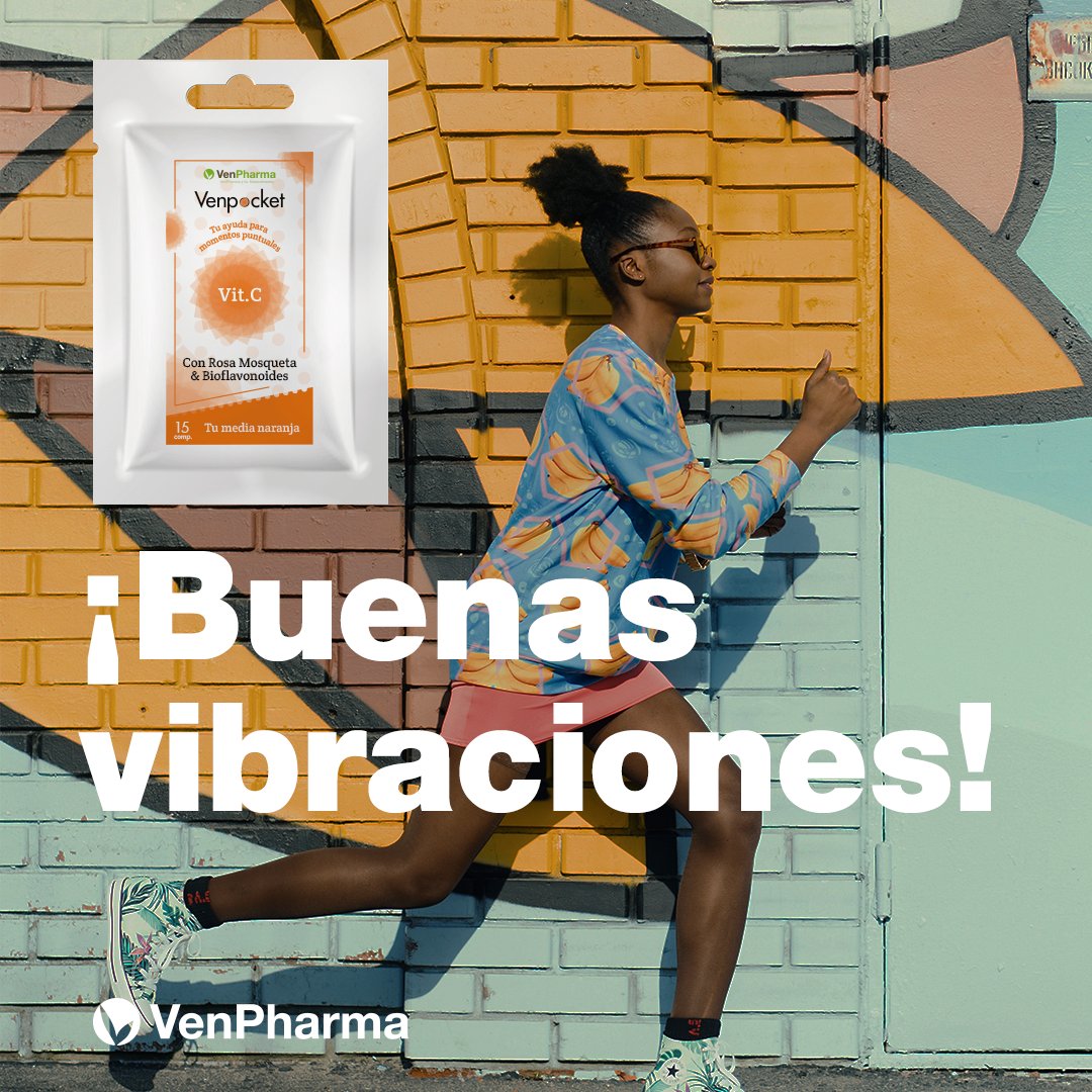 VenPharma's tweet photo. ¡Buenas vibraciones!

Con Rosa Mosqueta y Bioflavanoides. https://t.co/TnYbSAGPe5