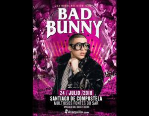 PlanazoSantiago's tweet photo. 21 h. Multiusos Fontes do Sar: Concierto de Bad Bunny 
Hoy Martes #24Julio #PlanazoEnSantiago 
#PlanazoEnGalicia #Santiago #Compostela #santiagodecompostela #FelizMartes 
#ocio #agenda #cultura #concierto #concerto #apostolo2018 
Más info https://t.co/AUHQqLUZb1 https://t.co/Srn0uvNw7d