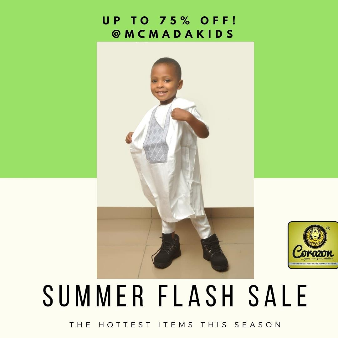 McMadakids's tweet photo. @Smarter_Pocket The world is designed for those who lead, give your child a bright start by wearing them a mcmada outfit https://t.co/di1RsR73vb
