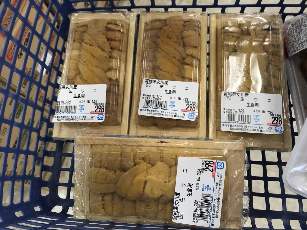 宮城県沿岸の漁場でウニが大繁殖した結果？魚屋で激安で大量に売られるｗｗｗ