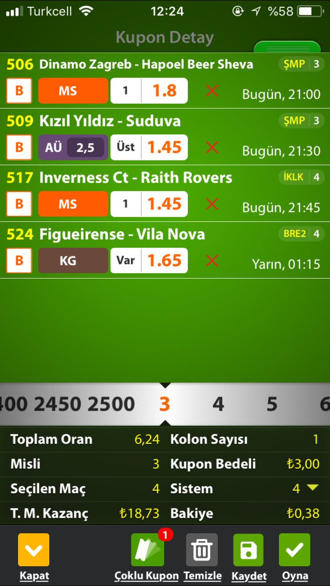 Günün banko maçları