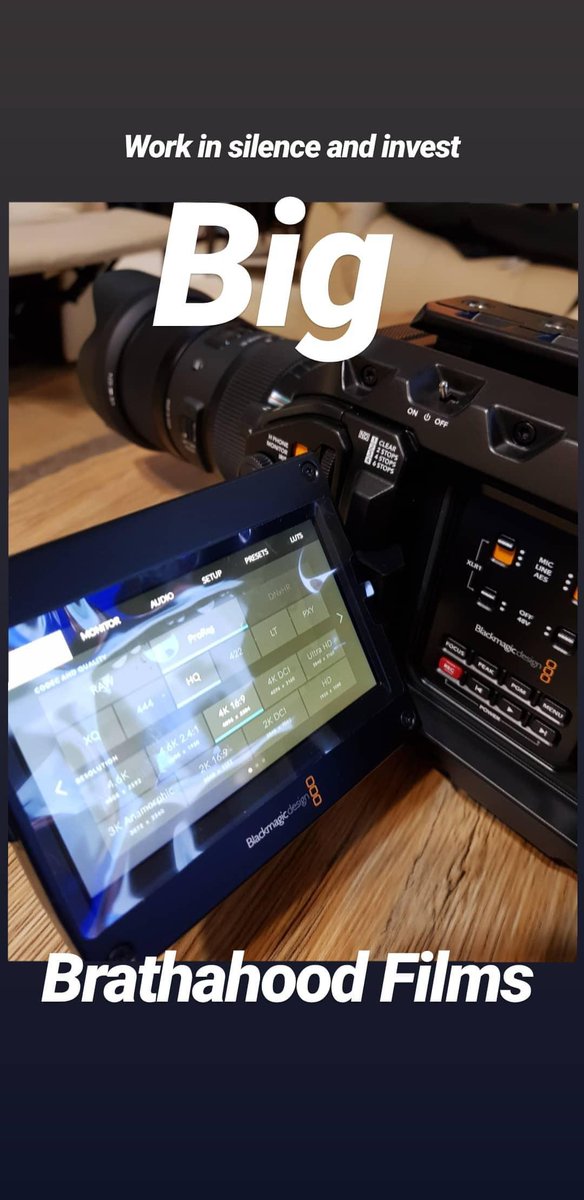 RobertoZambia's tweet photo. Film production just got better. Got myself a $6,000 Camera + gear to ball like a #Superstar 
Picture quality will ever be the same for my team @BrathaHoodMusic 
#investment #Music #MusicVideo #Ads https://t.co/CLpINrFrpA