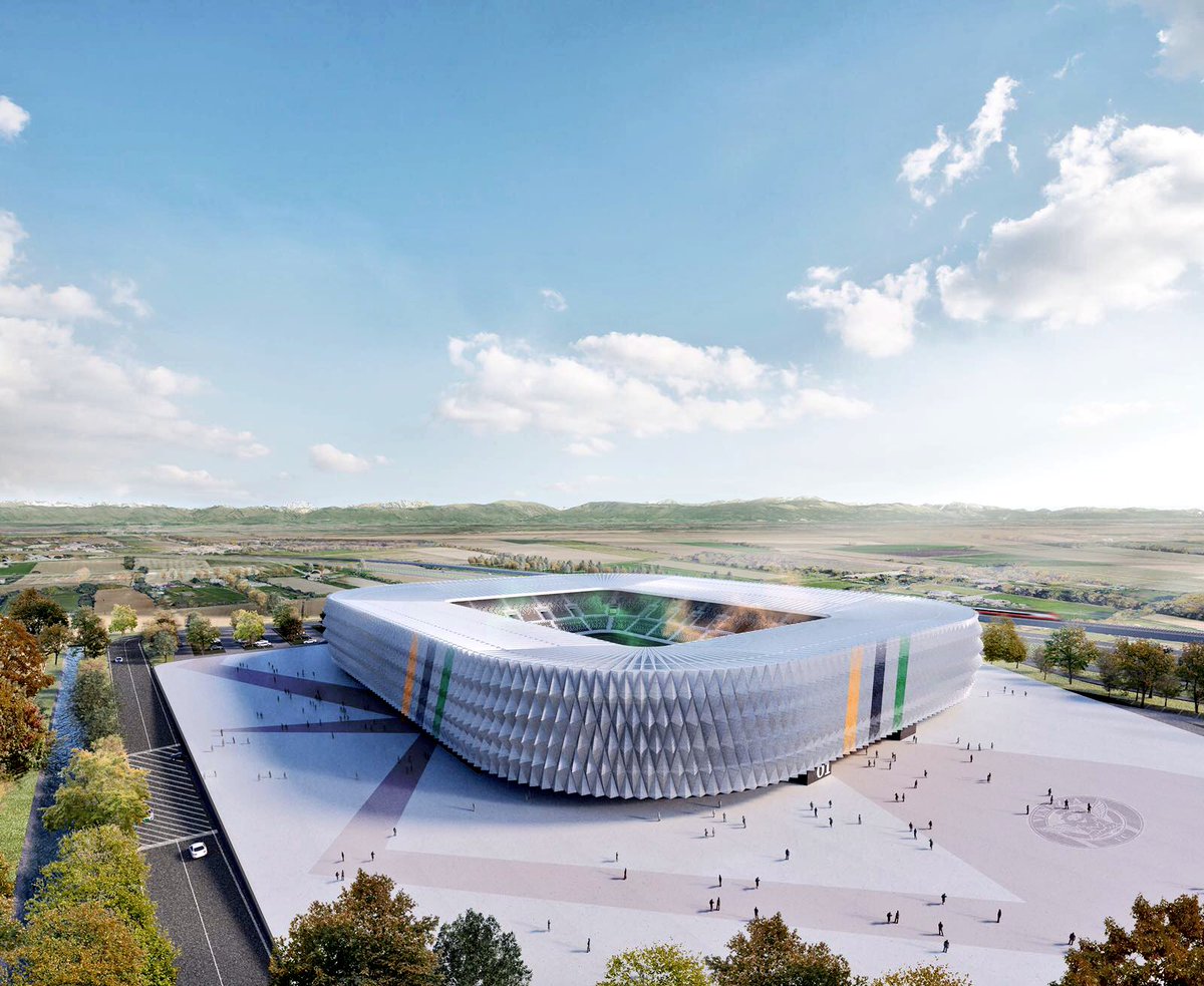 LuigiBrugnaro's tweet photo. Ecco svelato il progetto del nuovo #VFCStadium. 
Non parole ma fatti!
Grazie all’amico @JosephTacopina , a tutta la società del @VeneziaFC_IT e agli assessori e funzionari del @comunevenezia che hanno lavorato in silenzio.

Segui la diretta FB: https://t.co/RgS0DrsdV1 

[staff] https://t.co/4StaTAxbYk