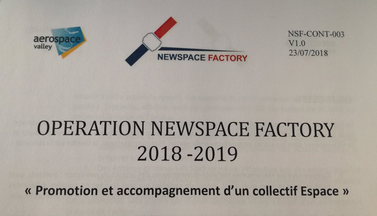 JulietteMallez's tweet photo. Matinée studieuse pour le collectif #NewspaceFactory @AerospaceValley
Définition des objectifs et des missions 2019
@ECA_Group @NEXEYA_FRANCE @Syntony_GNSS #anywaves #callisto #comat #CS #Erems @onera_fr #Mecano_ID @gpradels https://t.co/0JqZa56yYF