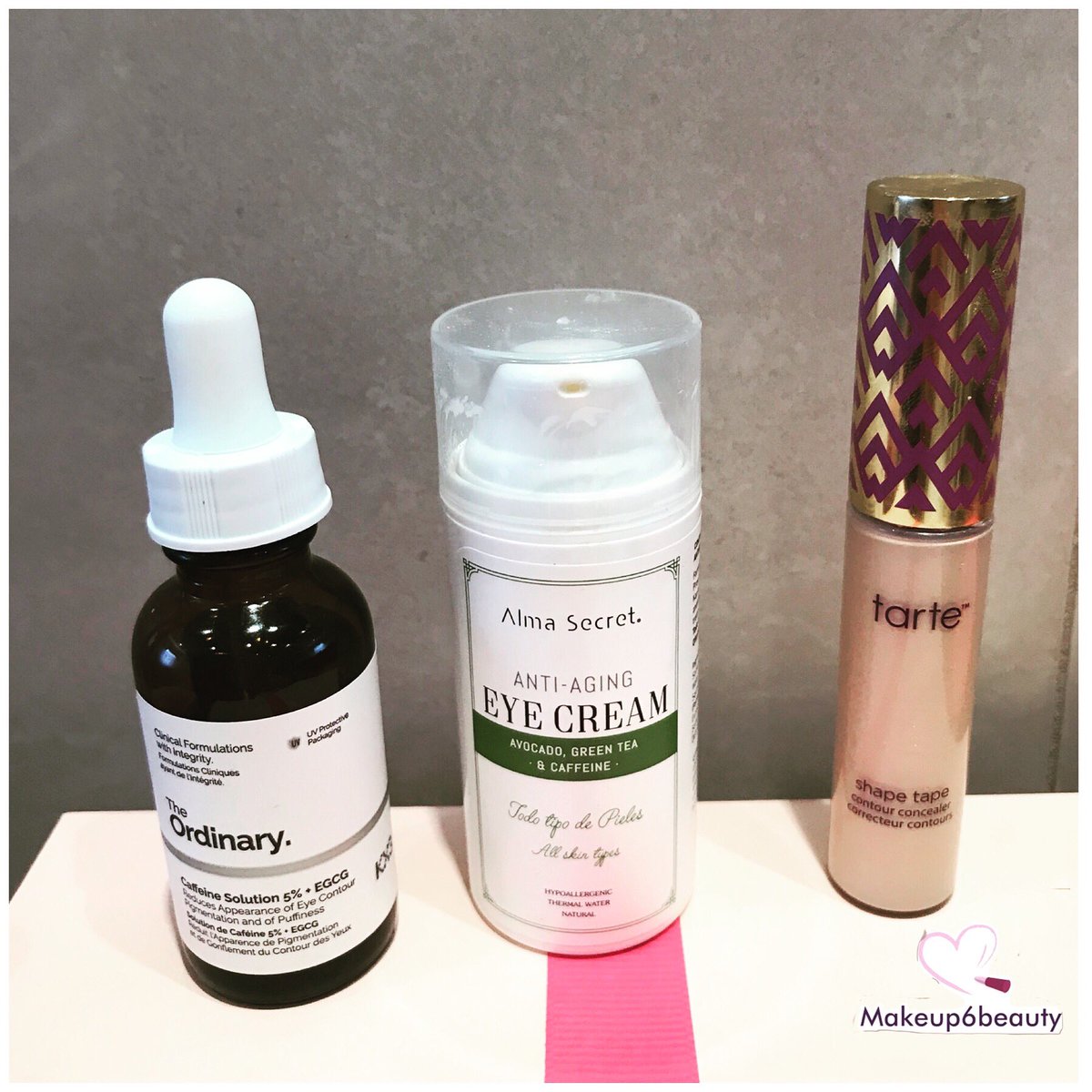 makeup6beauty's tweet image. Yo siempre utilizo el #shapetape de @tartecosmetics que es un corrector de alta cobertura. 🤭 Utilizando este combo 😍 #caffeine de #theordinary y la hidratante de @almasecret_es ❤️#blog #vlog #blogger #vlogger  #cosmetics #beauty  #beautyblogger  makeup6beauty.blogspot.com