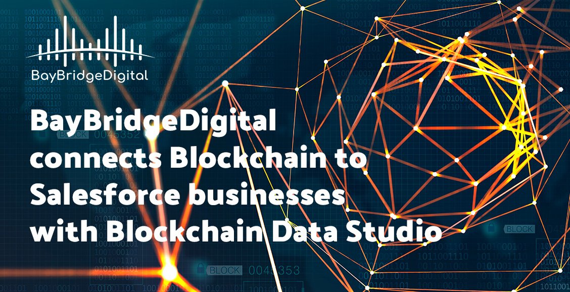 BBridgeDigital's tweet photo. @BBridgeDigital announces a Revolution In Data Exchange And Transparency #BlockChain #Data #Studio  for #Salesforce and appoints Jeremy Mimoun as Vice President and member of the Board.
#Imagine #Innovate #Transform #Succeed https://t.co/DufF6g97wH