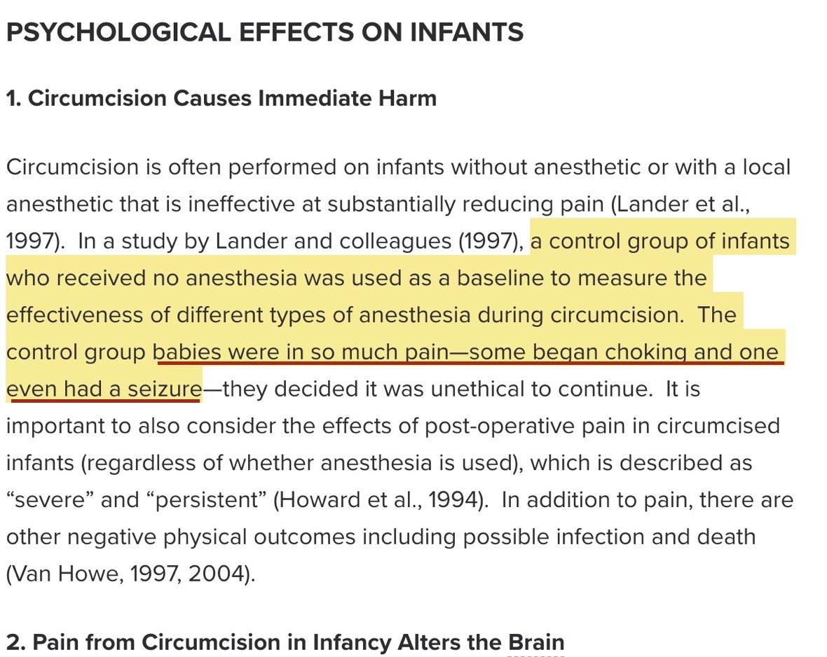 RepPress's tweet image. "The control group babies were in so much pain—some began choking and one even had a seizure" psychologytoday.com/us/blog/moral-… #StopCircumcision #NoCirc