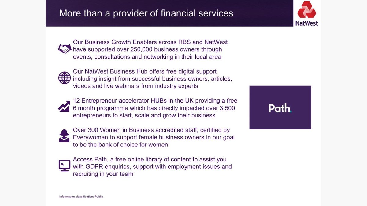 At NatWest we have Relationship Managers and Business Growth Enablers supporting small business owners across every local market in England and Wales. Get in touch today to see how they can help you achieve your business goals. #NatWestBoost business.natwest.com/business/Boost…
