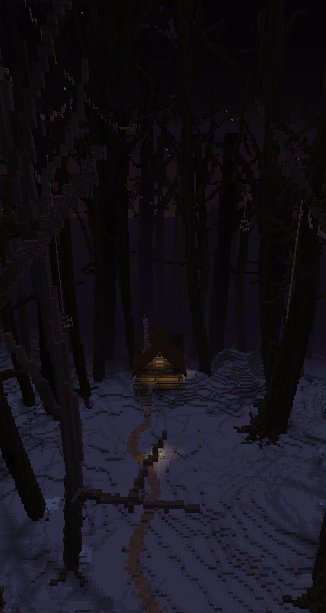 Some time ago, I wanted to test making an odd scene just for fun. I enjoyed making this atmosphere. With this little cottage in the middle of this immense forest, one may even wonder what she does and who lives there. Render by @Splekh