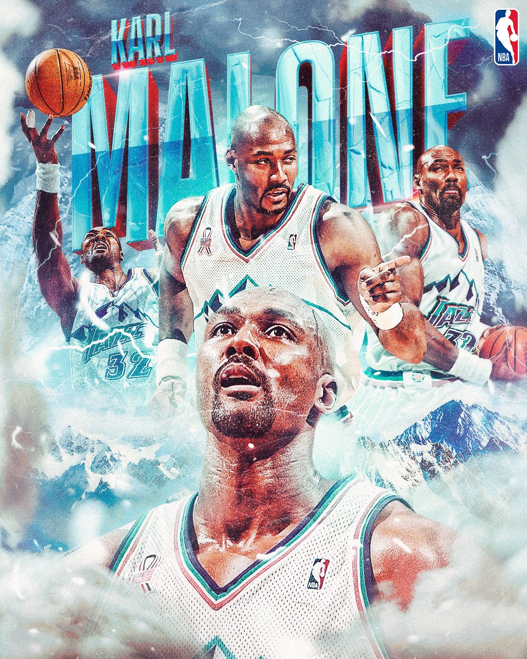 7/24 55         \"  \"                Happy 55th Birthday, Karl Malone!!   