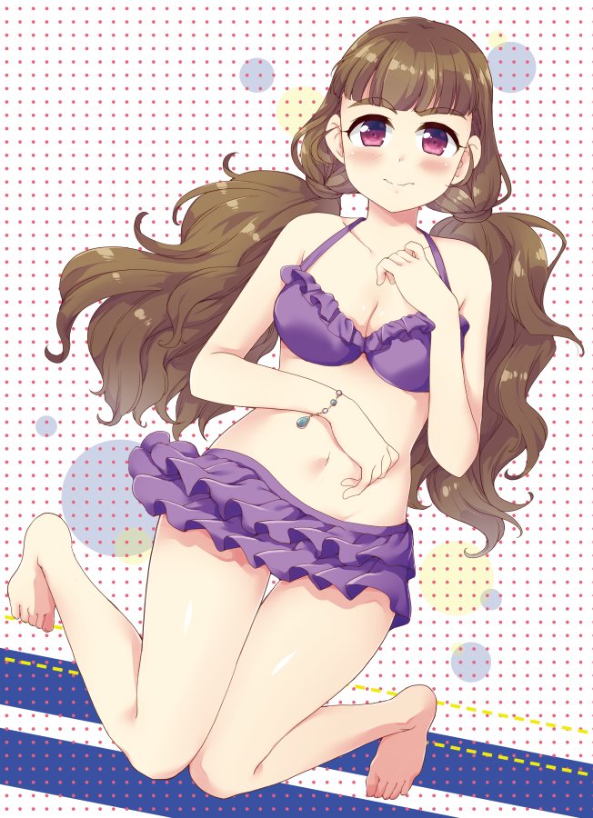 神谷奈緒 「水着奈緒詰め 」|みづしま亜留のイラスト