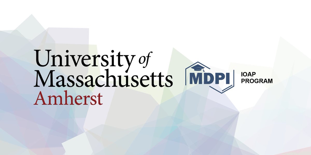 MDPIOpenAccess's tweet photo. The University of Massachusetts Amherst is now participating in our Institutional Open Access Program (#IOAP): https://t.co/9msT2aUEJ4

All @UMassAmherst researchers can enjoy a 10% APC discount to publish #OpenAccess. We are delighted to have you on board! https://t.co/bvU3xfpTKx