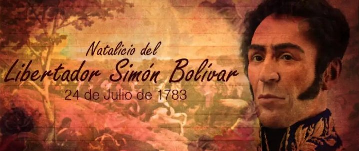 DouglasRicoVzla's tweet photo. Cada 24 de Julio el #CICPC conmemora el Natalicio de Nuestro Libertador. 
Hoy se cumplen 235 años del nacimiento del Padre de la Patria Simón Bolívar. https://t.co/zsQJdY0h3b