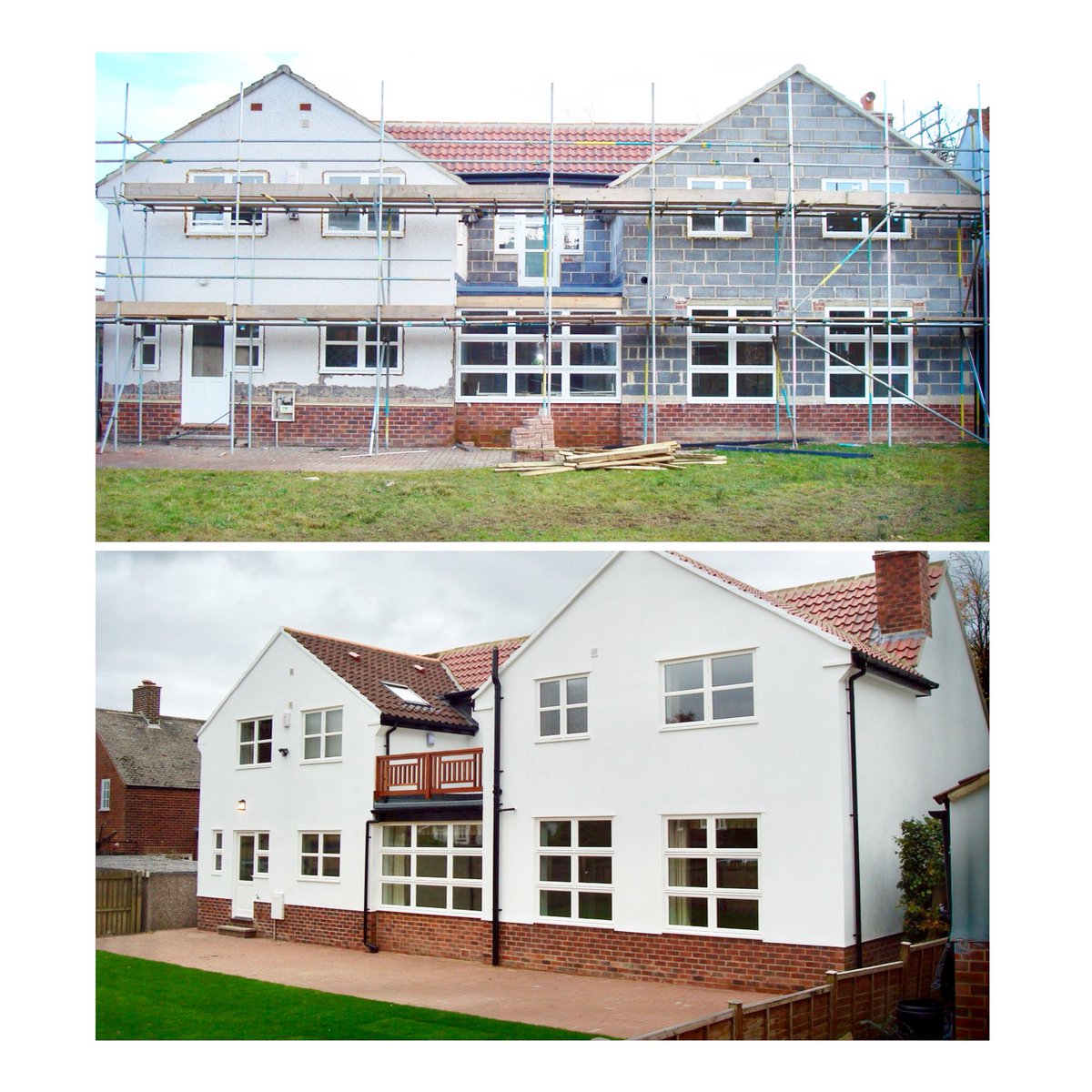 TECBuildLtd's tweet photo. Two storey side extension #TECBuild #Harrogate #architecture #extensions #Construction https://t.co/tSuI9l6YDW