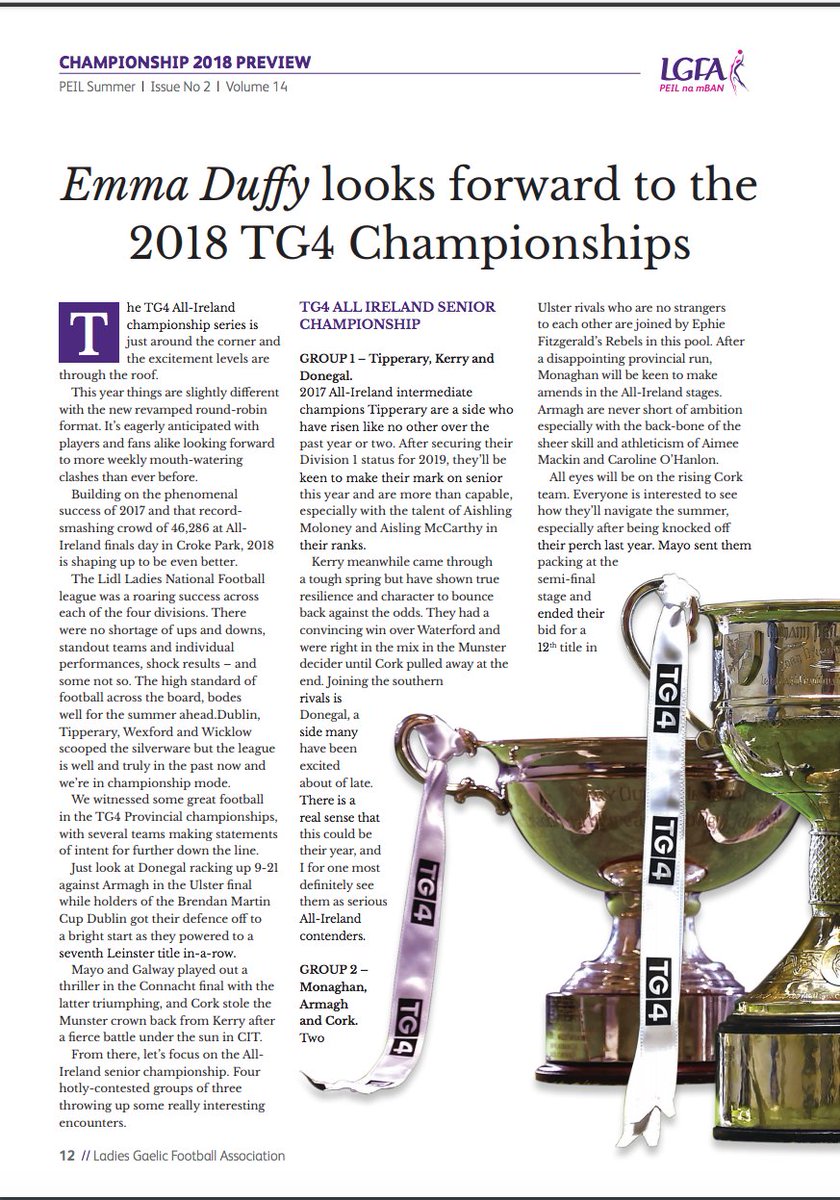 Ladies Football On Twitter Read!    Cracking Content - 