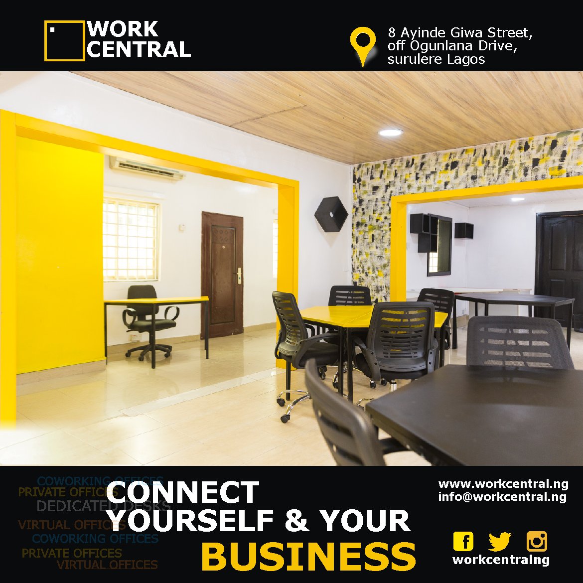 workcentralng's tweet photo. We are home for those who wish to build there dreams in a supportive and collaborative environment. Visit https://t.co/beHynqvT50 or Call to book a space for as low as 1k
Sadiq: 07011111155
Rasheed: 08083001226
Lateeph: 08088081502
#workcentral #workspace https://t.co/bhpmp5ADIM