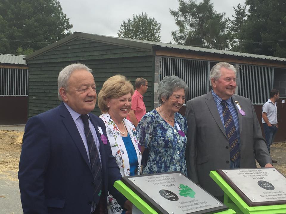castellhowell's tweet photo. After 2 fabulous years of raising money for the Royal Welsh, Brian Jones completes his last official duty as President (Carmarthenshire) https://t.co/KJvQaxZZWQ