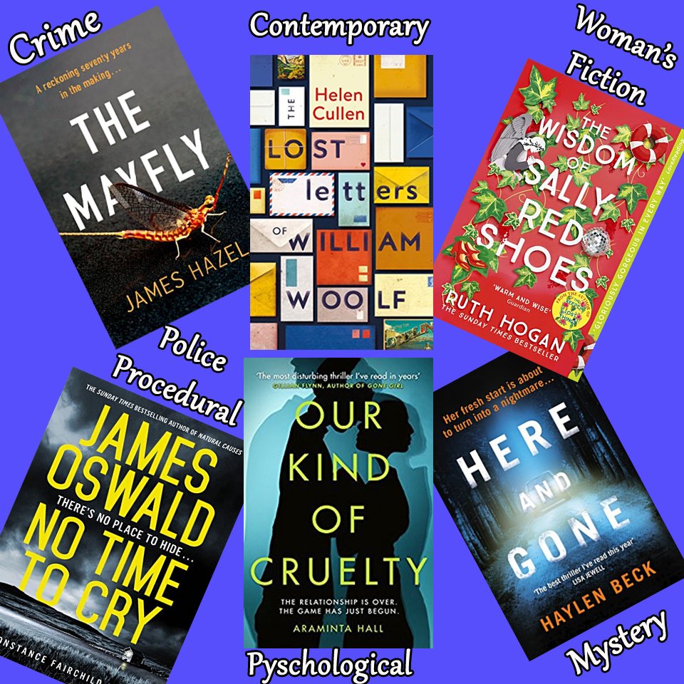 Tr4cyF3nt0n's tweet photo. This is exciting. Over on #TBConFB I've picked 6 books from 6 different genres for our members to read and discuss in our new Books of the Month.  Have YOU read any of these yet? https://t.co/1CCzoK7tIW