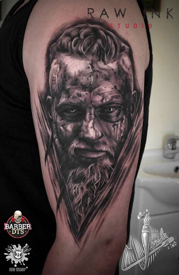 RawInkStudios's tweet photo. Ragnar piece done by Mihai last week! has limited space left in August, so dont hesitate to get booked in :)
#tattoo #realismtattoo #vikings #wrexham #wrexhamtattoo #rawink https://t.co/MuwaZayML4