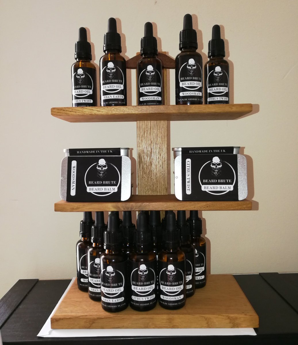 beard_brute's tweet photo. Our premium balm and oil range on a custom mate stand amazing products for an amazing beard

https://t.co/qnDGLaLqj4 https://t.co/JitKsCGJFg