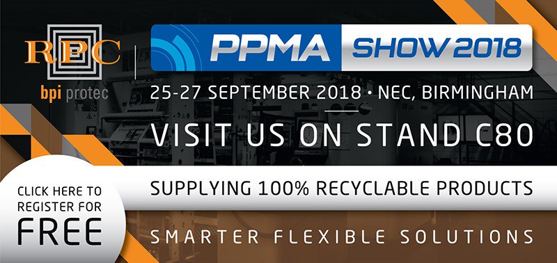 We will be exhibiting at the 2018 PPMA show. Make sure to register to attend using the link below to visit us on the 25th - 27th September at stand C80 #PPMAShow ow.ly/4gUw30l2J4E