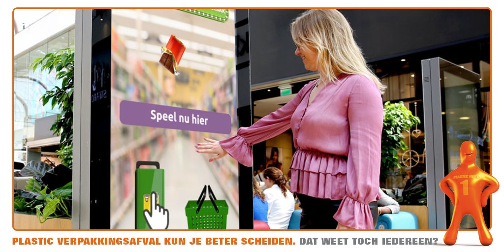 Begin deze maand konden bezoekers in twintig winkelcentra door Nederland via een game een high score halen in recyclen. Zou jij door zo'n game bewuster jouw verpakkingsafval scheiden?