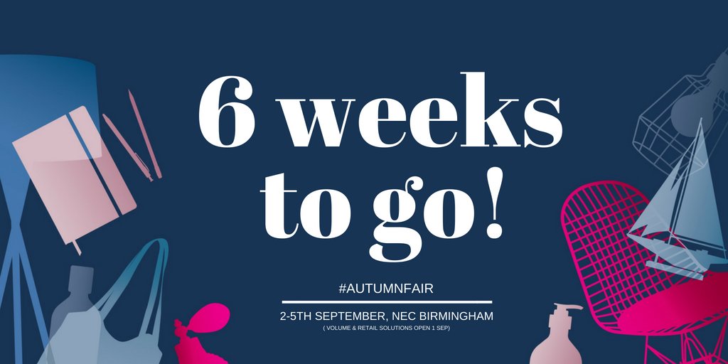 SpringAutFair's tweet image. Only 6 weeks until we can welcome you into 5 halls of wonder, full of products from aprons to xylophones! Register for your free ticket today.
bit.ly/2JOUzin