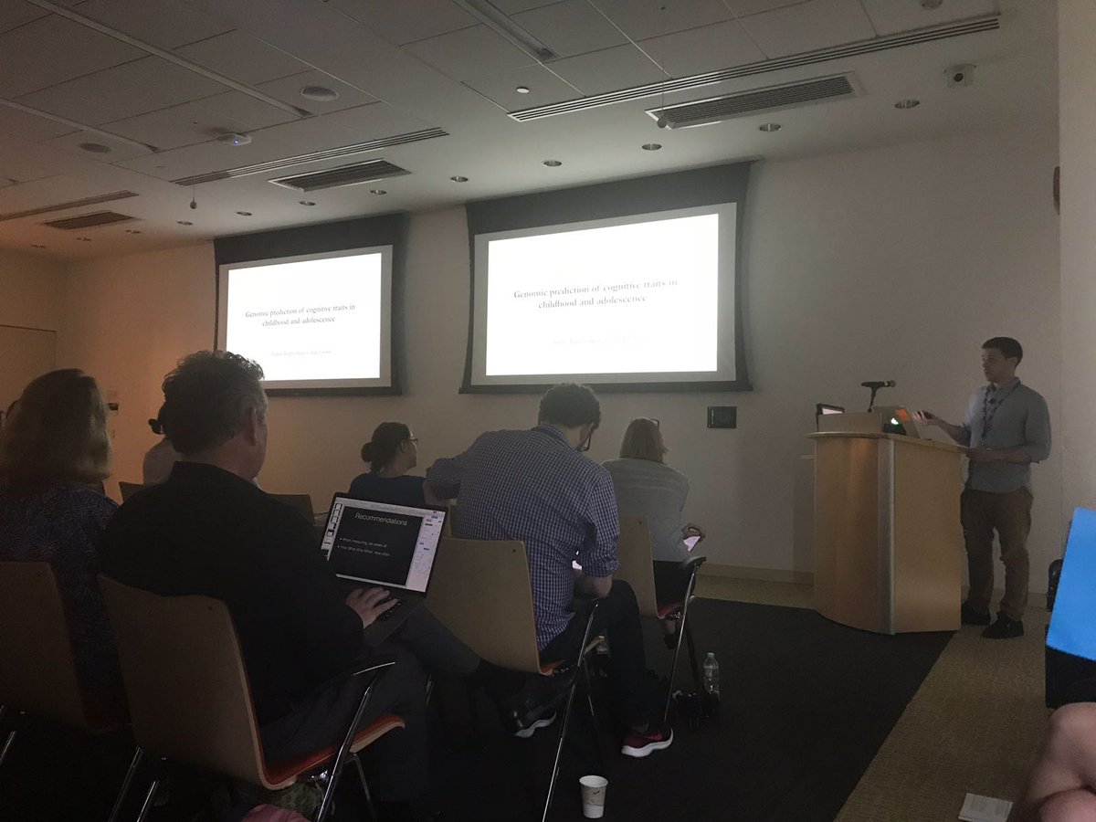 capice_project's tweet photo. The @capice_project ESR @AndreAllegrini given the second talk "Genomic prediction of cognitive traits in childhood and adolescence" at 2018 BGA annual meeting, Boston, USA, (June 21, 2018).
https://t.co/HdjtdbWx33
@RobertPlomin @KailiRimfeld @SaskiaSelzam @EU_H2020 @GamianE https://t.co/6Mq01NYKOH