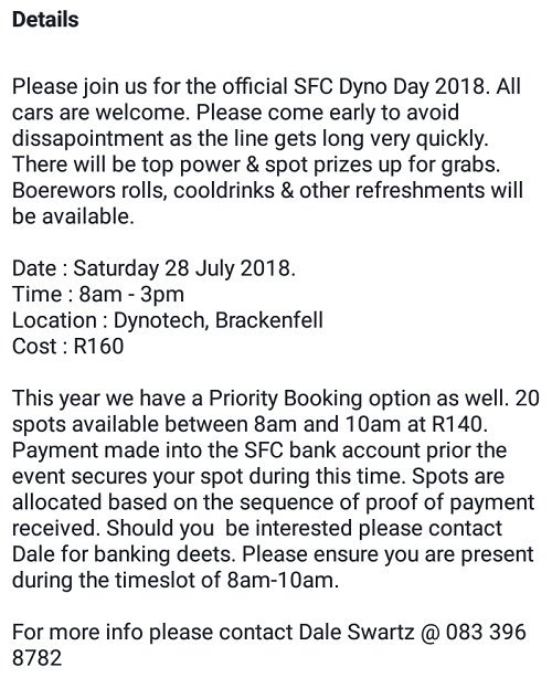 OpelClubCT's tweet photo. A few of our members will be heading to the @subarufuncrew dyno day at #Dynotech this coming Saturday (28/07) to show some support. Feel free to join em' at the Engen garage in Okavango Rd, Brackenfell. 08h30 to depart at 09h00.
Map of our meet up spot below 👍 https://t.co/4in87QJqHB