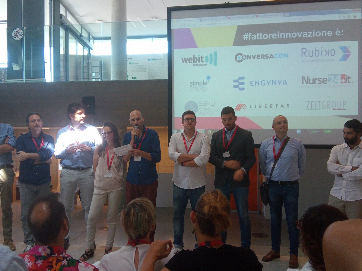 #fattoreinnovazione si comincia con la presentazione del team organizzativo <a href="/RominaMattoni/">Romina Mattoni</a>