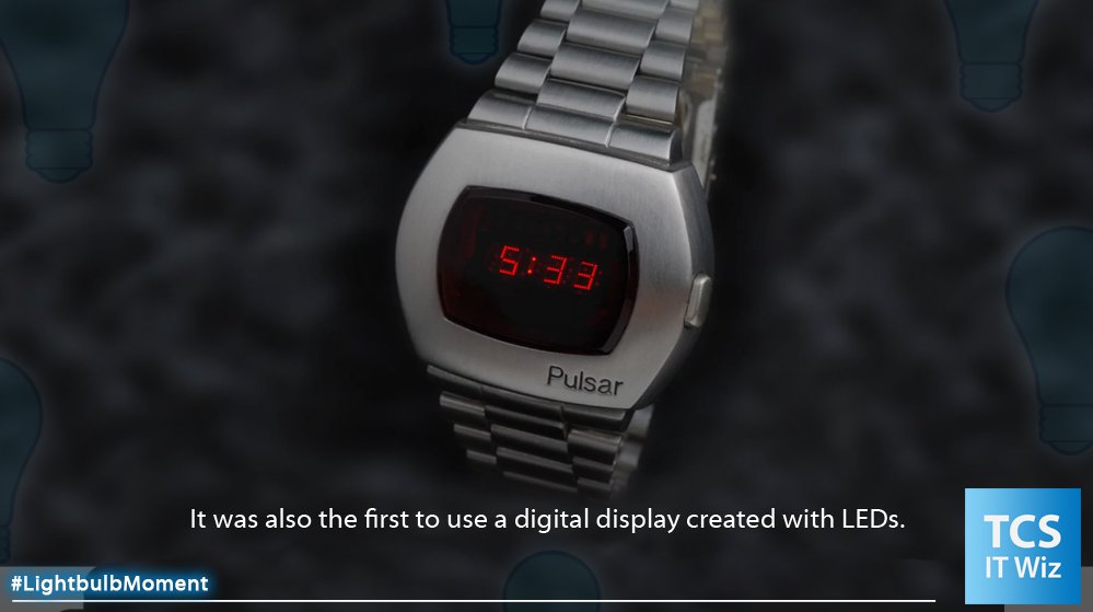 who invented the first digital watch