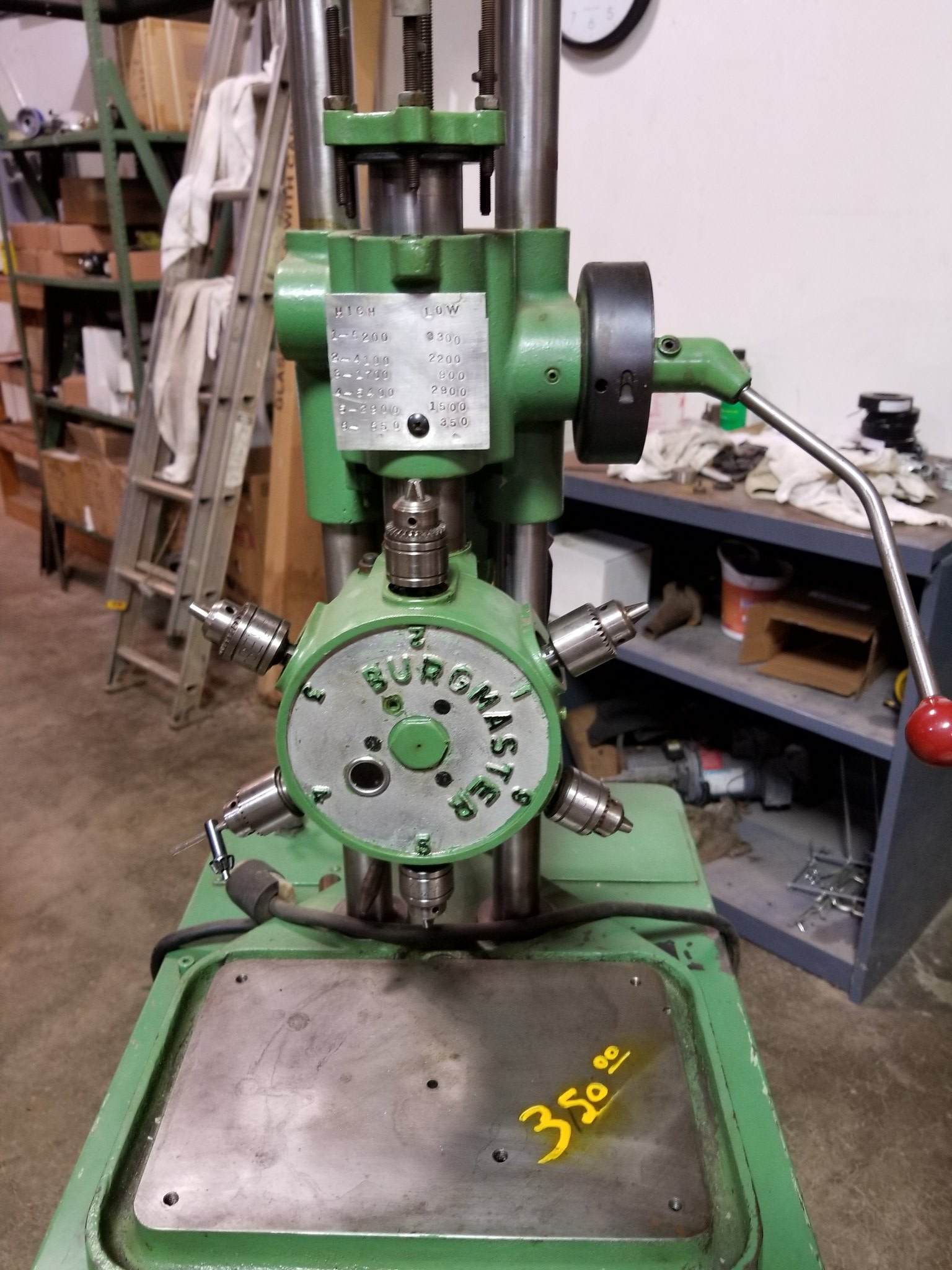 Burgmaster shop turret drill