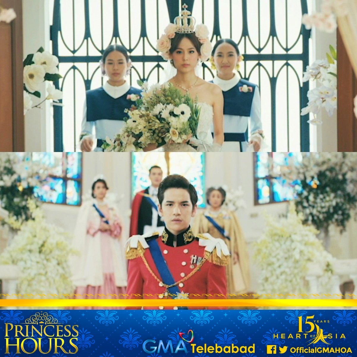 gmanetwork's tweet image. .@OfficialGMAHOA: Grand wedding na nina Kathleen at Ian! Don't miss it!

#PrincessInTraining
#PrincessHours