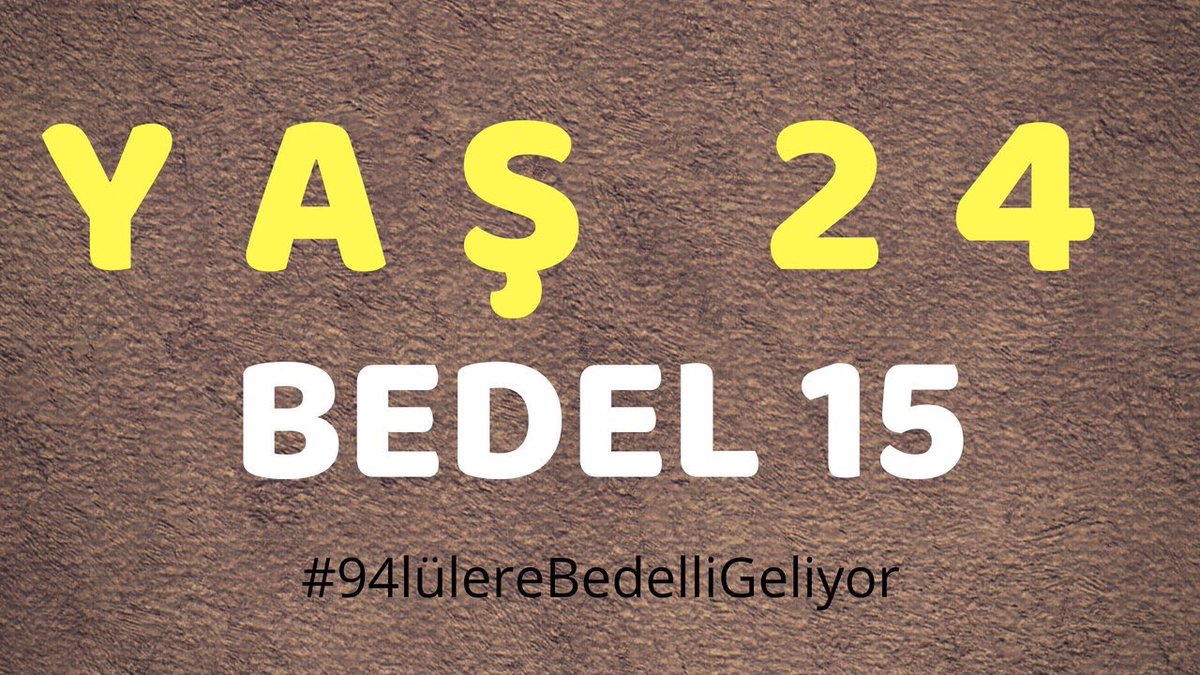 #25tenGünAlanlaraBedelli
@RT_Erdogan 
@muratposteki 
@ikalin1 
@mahirunal 
#BedelliAskerlik 
#Bedellide28GunAskerlik 
1994 dogumluyuz, duyun sesimizi