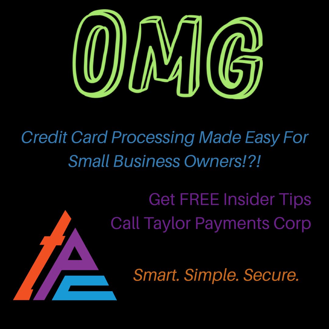TaylorPayments's tweet photo. Call for your 1st free tip! Use these tips for the duration of your career as a small business owner and always be in control of your accounts. #SmallBiz #kpsl #dtsp #shopsmall #localstpete #greenstpete #besmart #payments #creditcardmachines #secure #trustedpartners https://t.co/k1KF7I8tuS