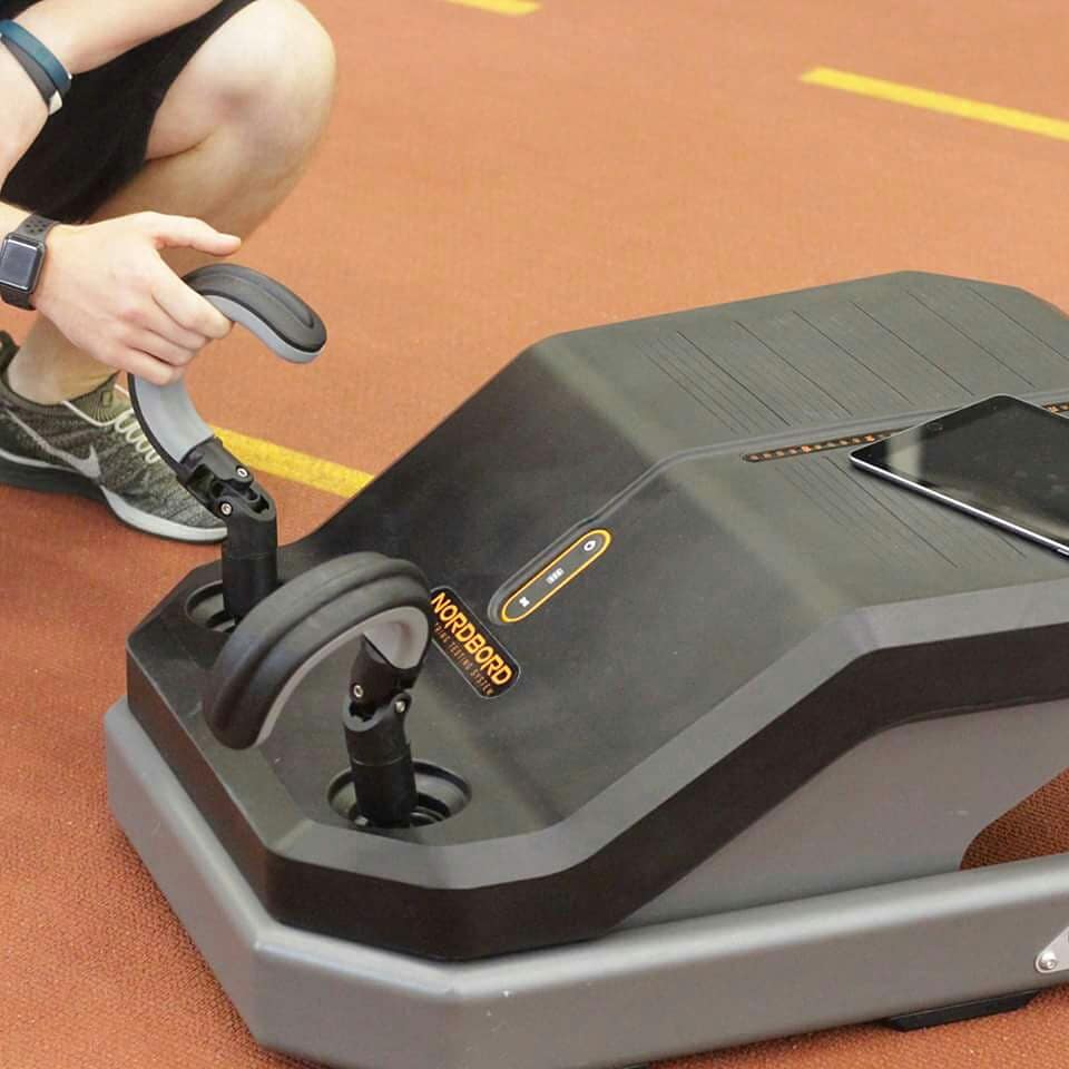 SetantaCollege's tweet photo. Thanks to Sean from @ValdPerformance for coming down to our Professional Masters in Performance Science workshop week &amp; giving a demonstration on the @the_NordBord, @GroinBar &amp; @human_trak. Great insight hamstring &amp; hip strength testing and movement analysis. #SetantaTech https://t.co/92R8Qo8A3n