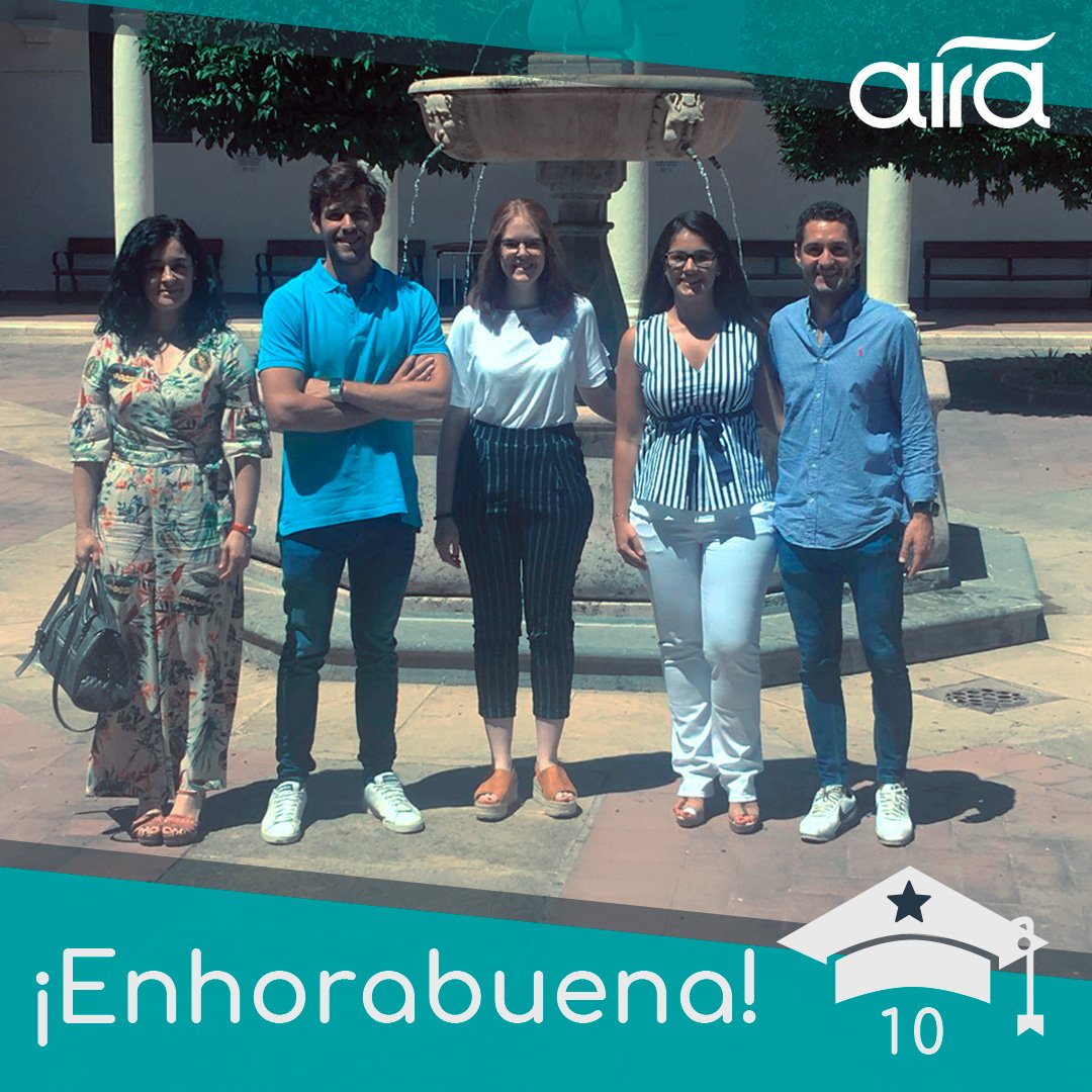 ¡Enhorabuena Pilar y Mª del Carmen! 👩‍🎓 MATRICULAZA DE HONOR en el Trabajo de Fin de Carrera de ADE 👏👏👏👏

➡️ Estudio sobre el comportamiento de los socios de Aira y cómo mejorar el servicio para con ellos.