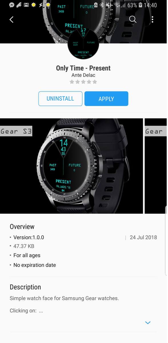 Profesor_Woland's tweet photo. Ponosan sam! #Watchface #SamsungGear #GearWatchDesigner https://t.co/fBDxxzRsPx