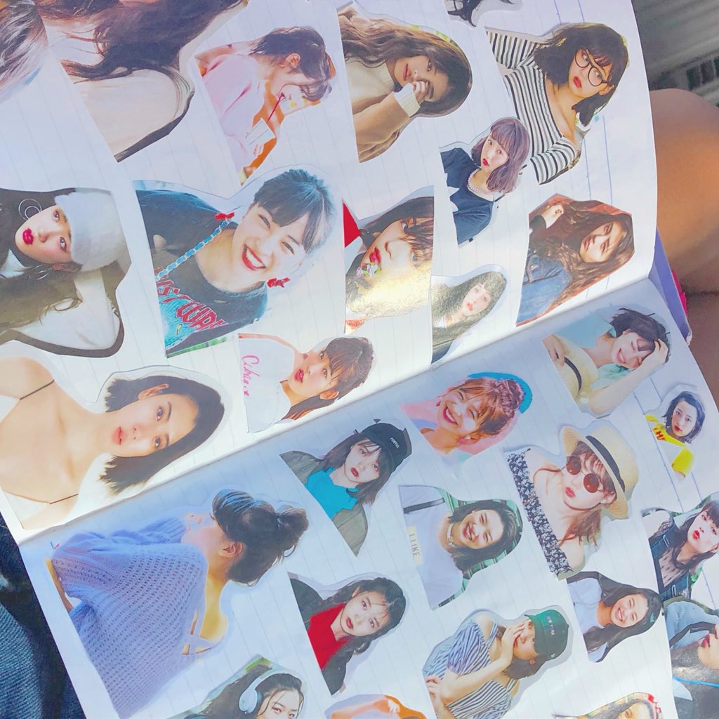 レッスン終了～！！💞 ポージングノート2冊目、、✂️🌈 地味な作業