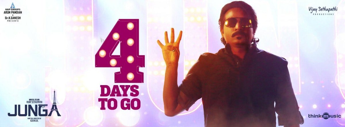 artistryhere's tweet photo. #4DaysToGoForJunga
@VijaySethuOffl @sayyeshaa @UptownIdeas @MadonnaSebast14 https://t.co/zQaNApGT9n