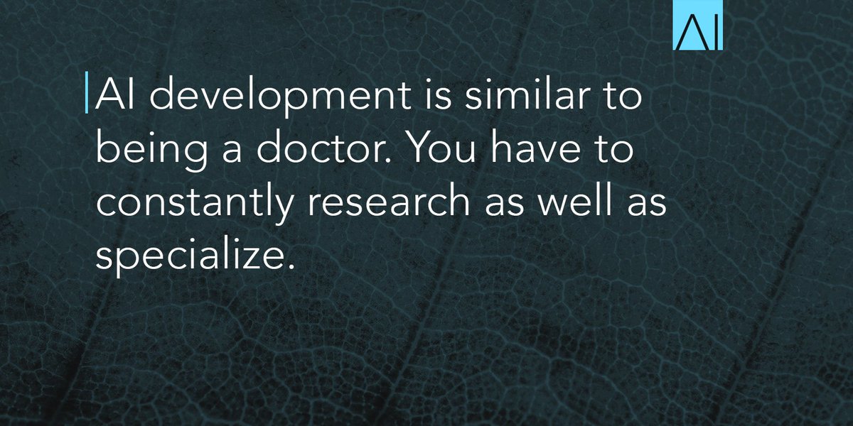 #AI development requires constant learning.
#IoT #MachineLearning