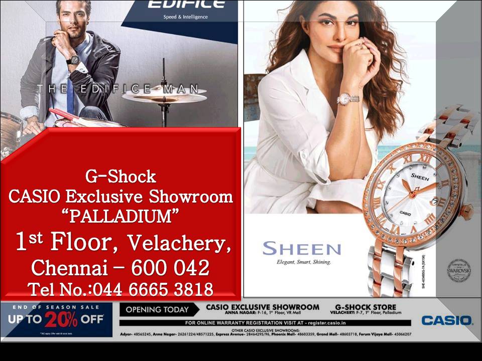 casio showroom in vr mall