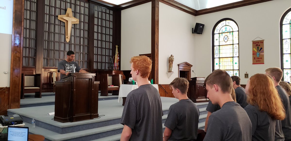Through the Young Neighbors in Action program, a group of Edsmen traveled to Buffalo this week on a mission trip to provide their services both at the Our Lady of Hope Vacation Bible School and at The Foundry. #sehs #wearesteds #youngneighborsinaction