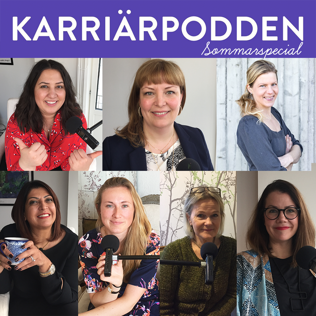 Sommar, sommar, sommar!
Vad passar bättre än att lyssna in några av Karriärpoddens gäster och deras bästa tips i vårt sommaravsnitt? Andra Farhad @MarinaAaman <a href="/Ansofisticated/">AnSofisticated</a> <a href="/ZandShori/">Shori Zand</a> Sara Hermansson Sissela Kyle <a href="/AlexStrmbrg/">Alexandra Strömberg</a>