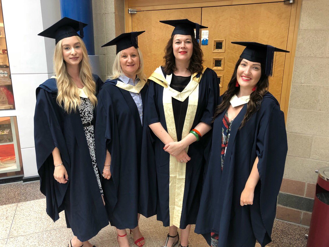 SophieHLecturer's tweet photo. Graduation 2018! Congratulations to my students #fashionbusiness @BCU_FBP https://t.co/wvhmcpbIeE