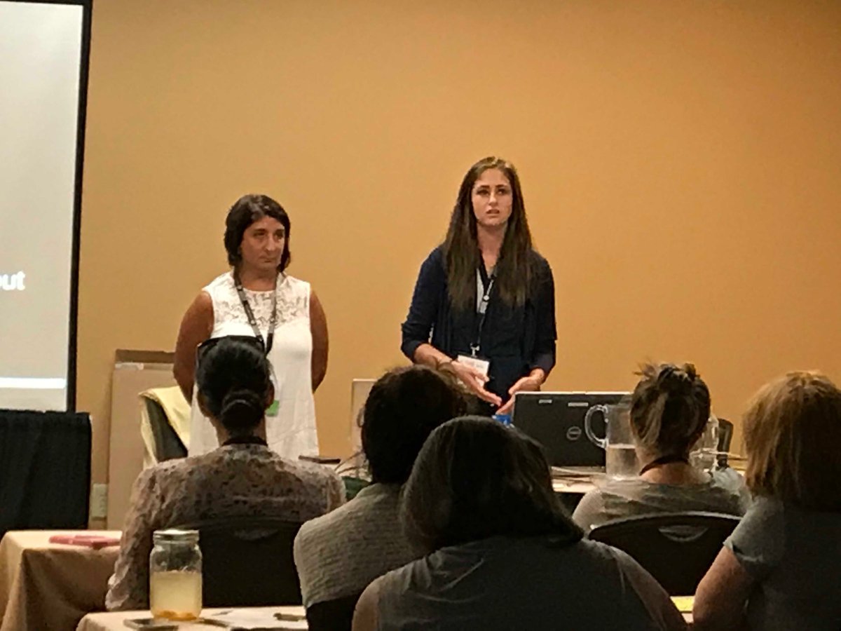 DebBamforth's tweet photo. Sarah Bond &amp; Monique Boudreau explore the role of project based learning in competency ed.
#EDS18
⁦@EdDesignStudios⁩ https://t.co/pfJAwgKV0E